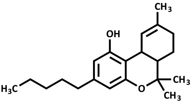THC-Molekül